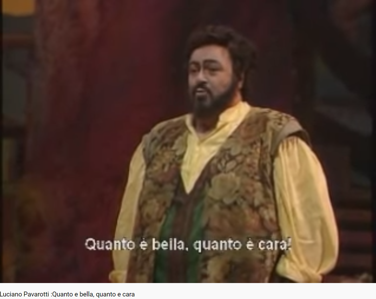 Donizetti l'Élixir d'amour quanto e bella
