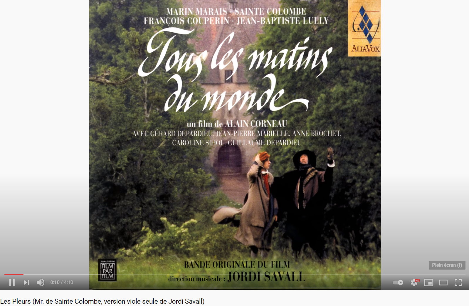 Marais (Sainte-Colombe) les Pleurs Savall