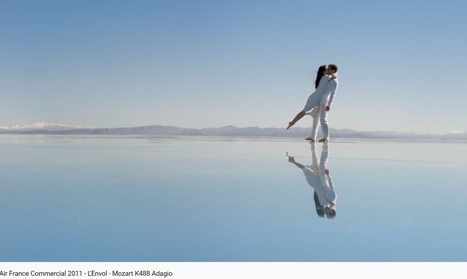 Mozart Concerto 20 pub Air France