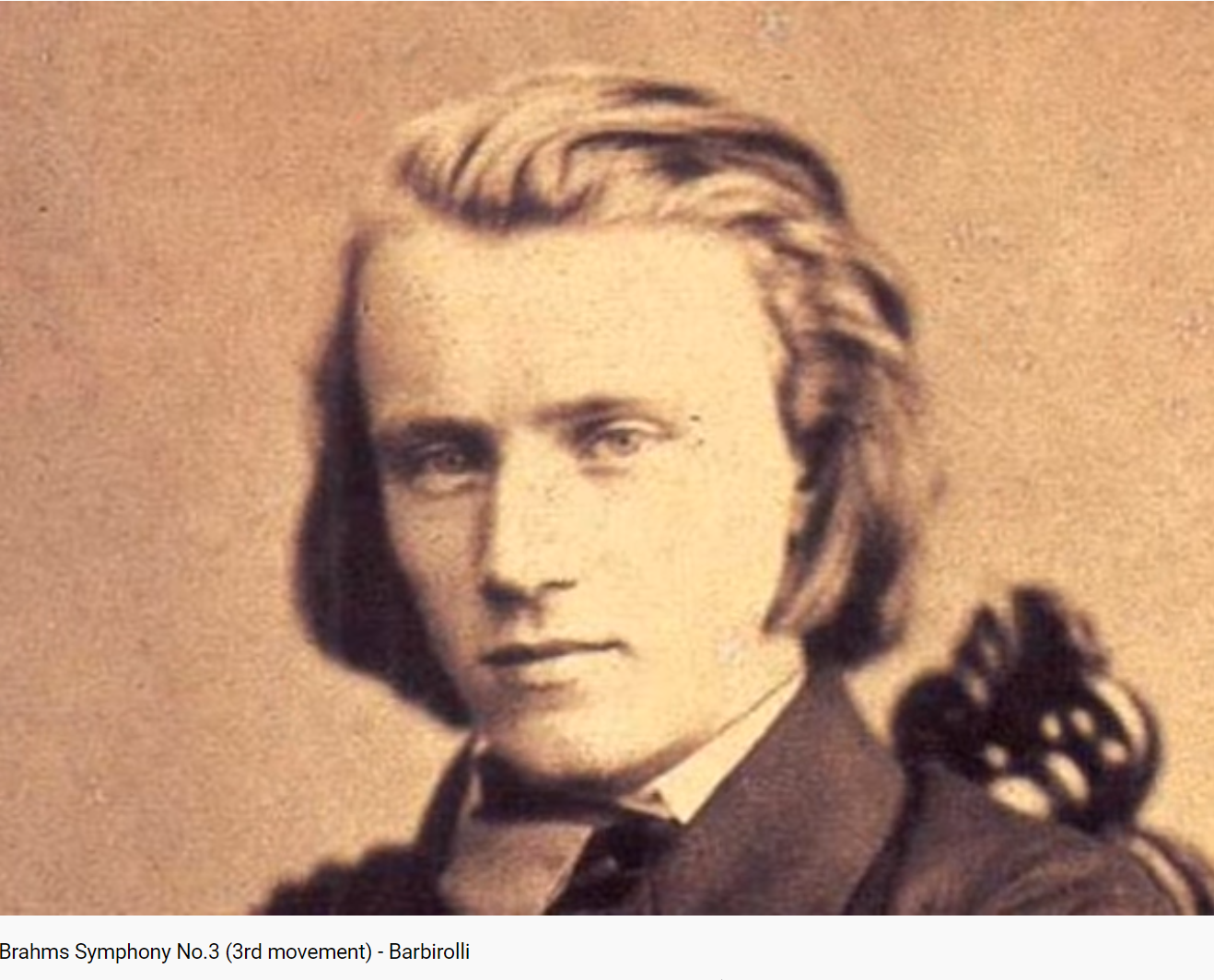 Brahms Symphonie no 3 3ème mouvement