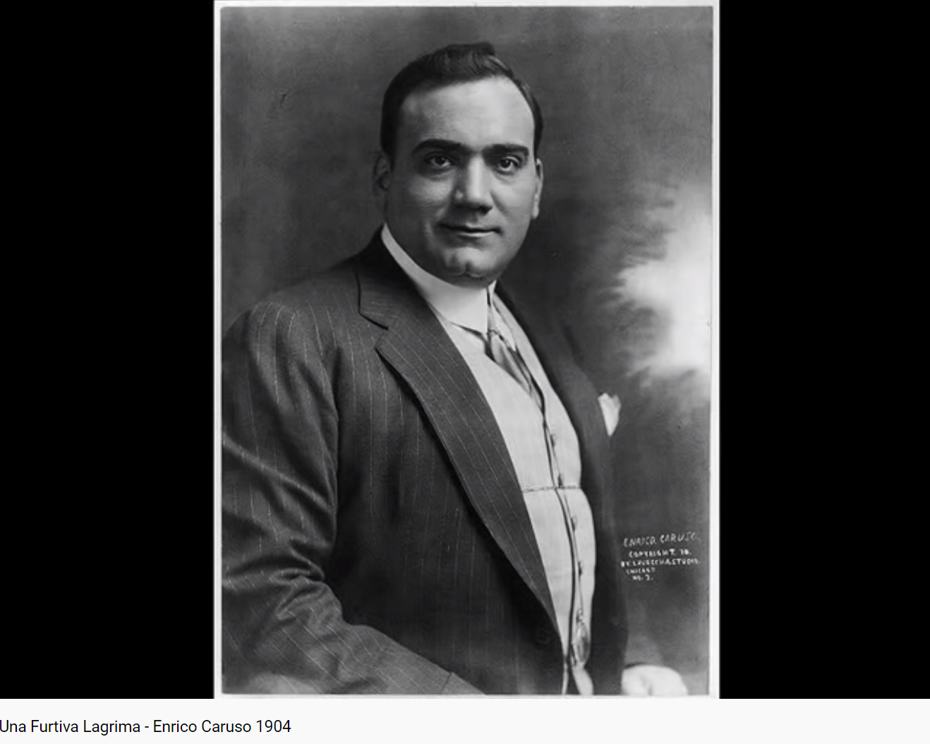 Donizetti L'Élixir d'amour Une furtiva lagrima (Caruso)