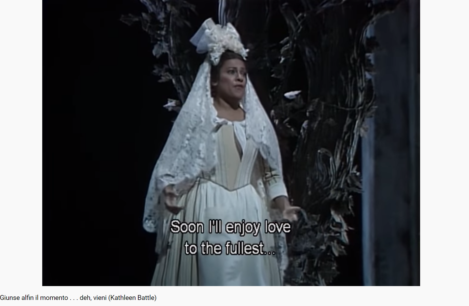 Mozart le Nozze di Figaro Giunse alfin il momento (MET 1985)