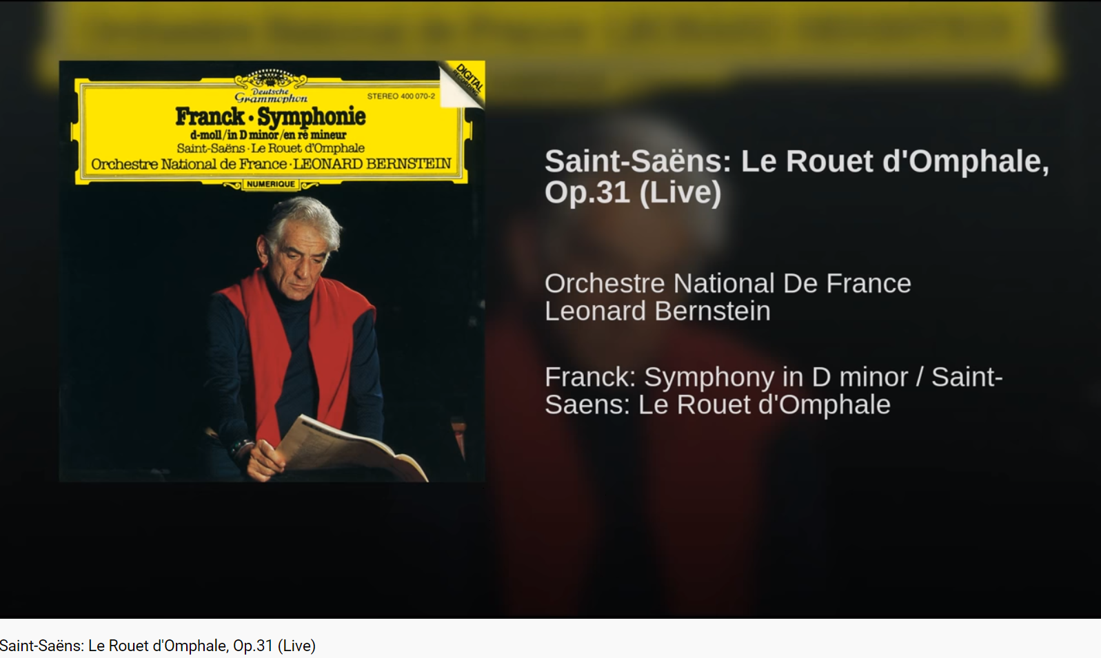 Saint-Saëns le Rouet d'Omphale
