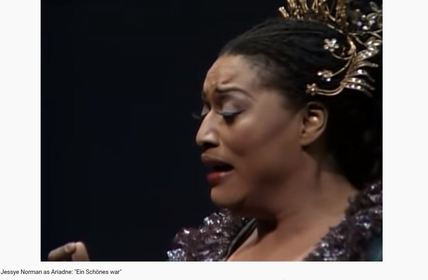 Strauss Ariane à Naxos Ein Schönes war (MET 1988)