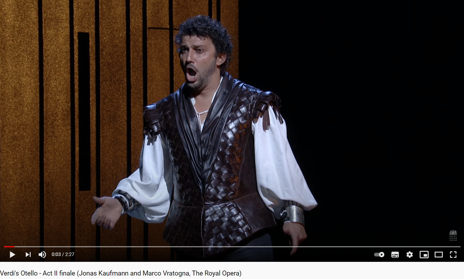 Verdi Otello final de l'acte II