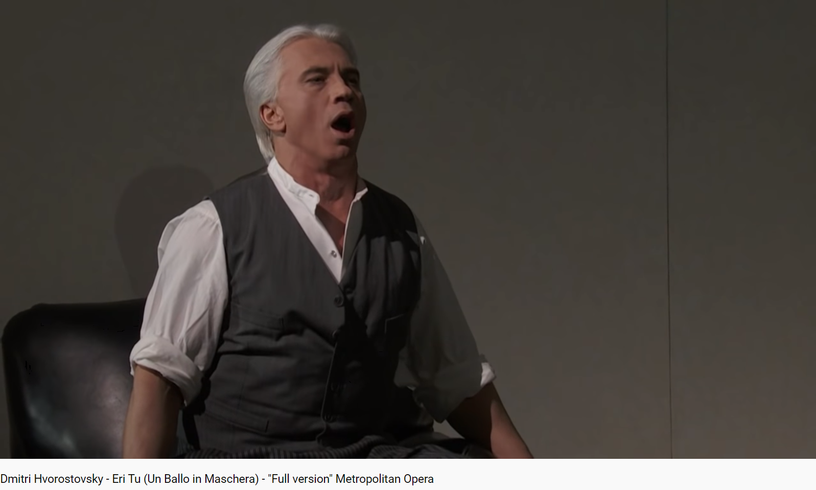 Verdi Un ballo in maschera Eri Tu (MET 2012)