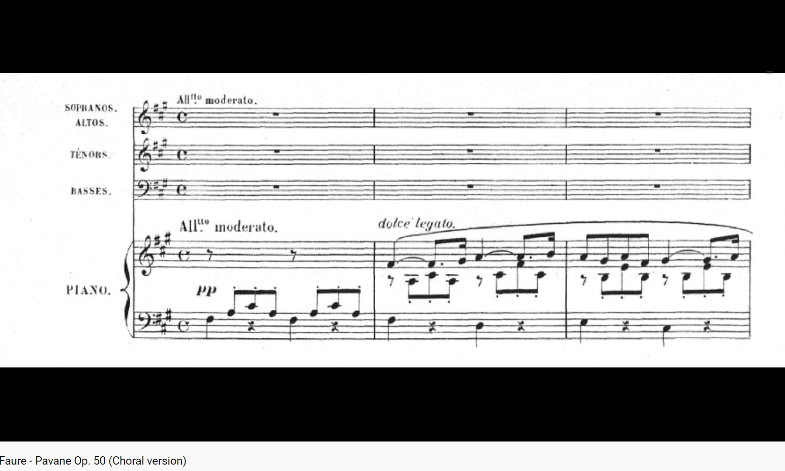 Fauré Pavane