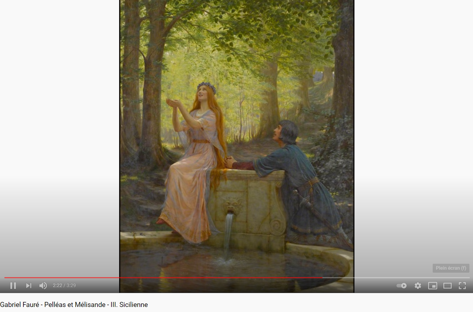 Fauré Pelléas et Mélisande sicilienne