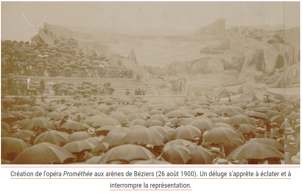 Fauré Prométhée création (source Gallica)