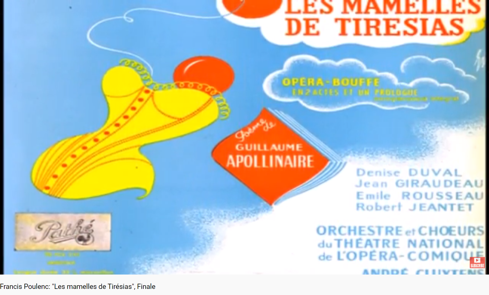 Poulenc Les Mamelles de Tirésias Final