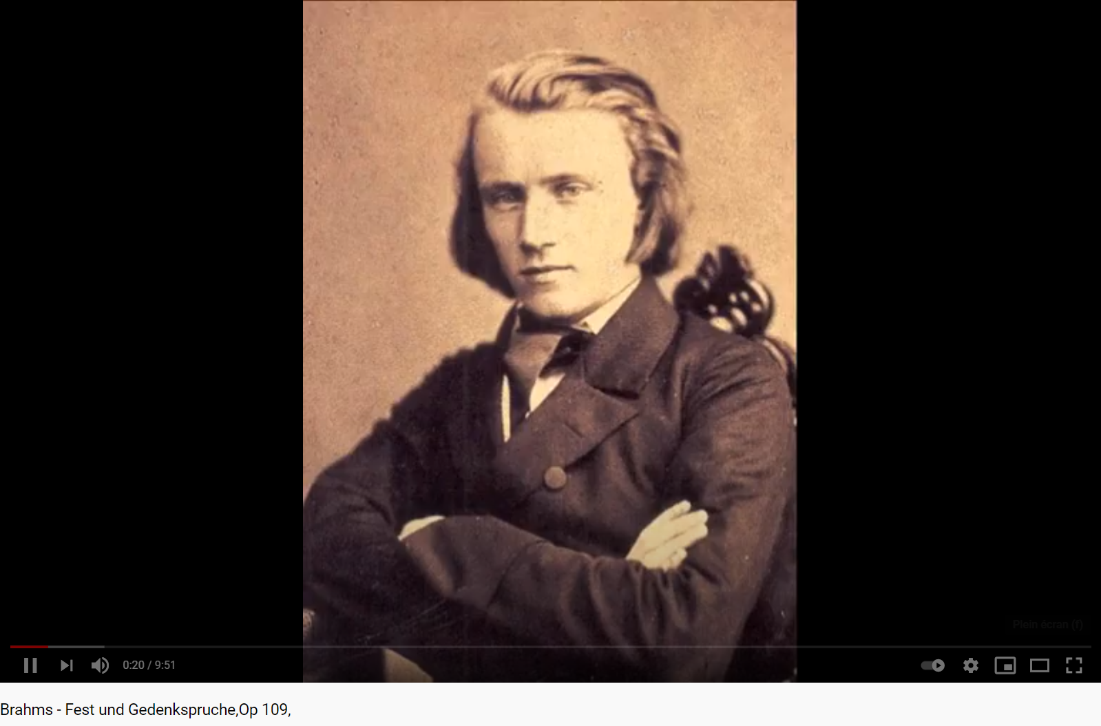 Brahms Fest und Gedenkspruche opus 109