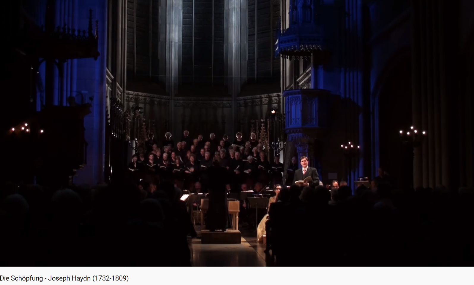 Haydn la Création début chaos lumière