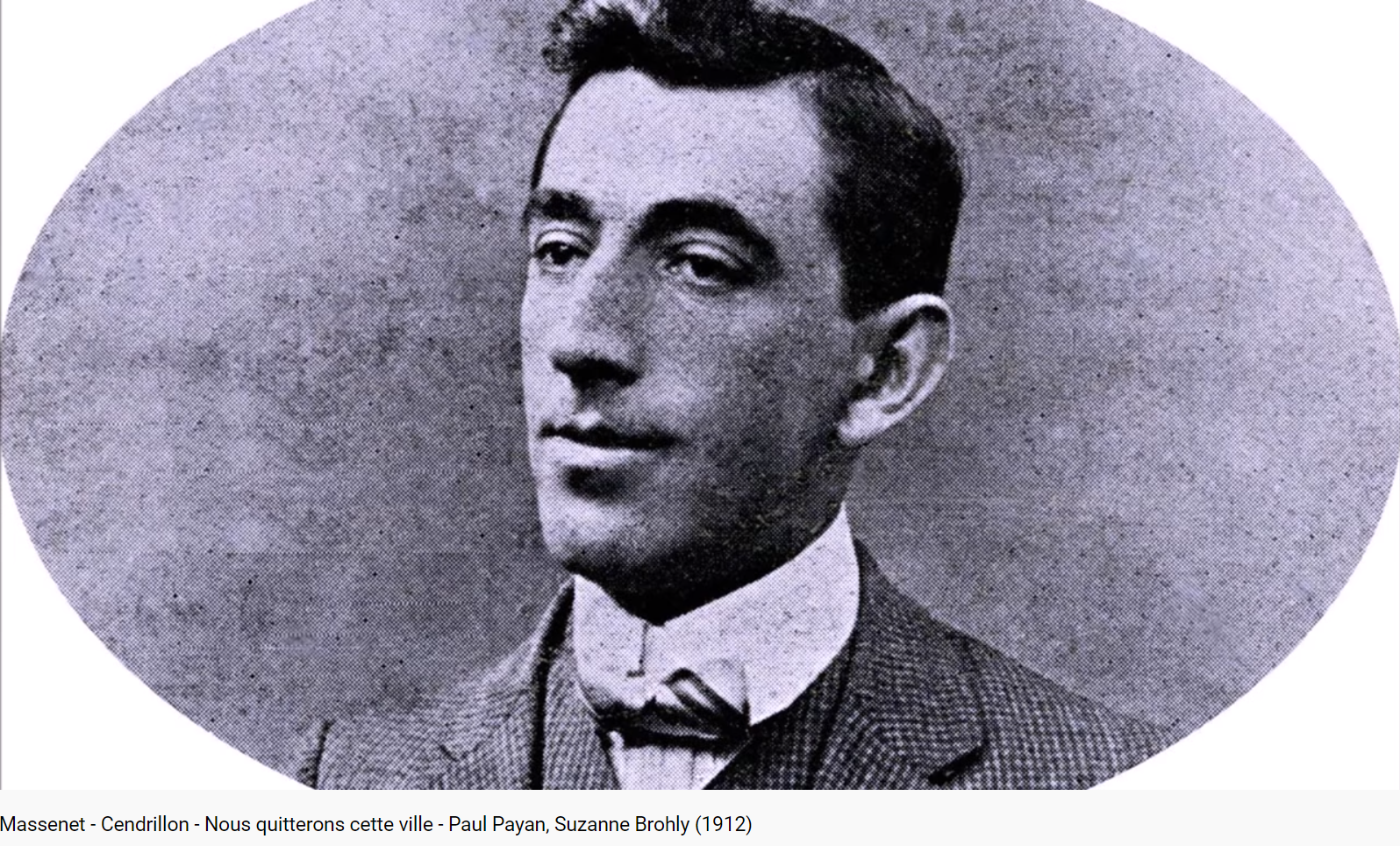 Massenet Cendrillon Nous quitterons cette ville