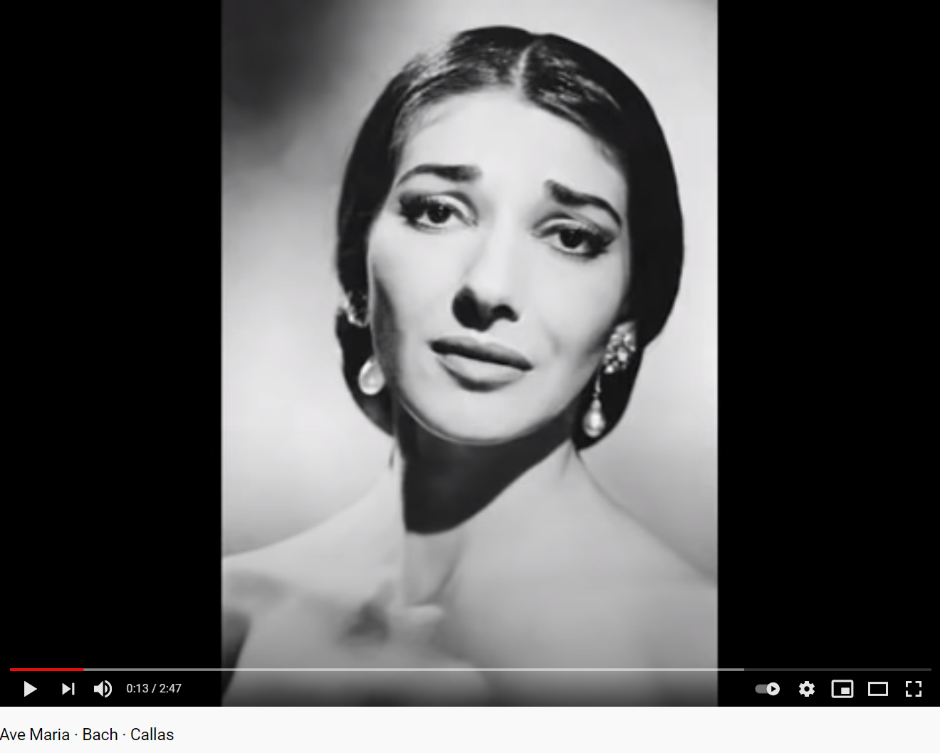 Schubert Ave Maria Callas