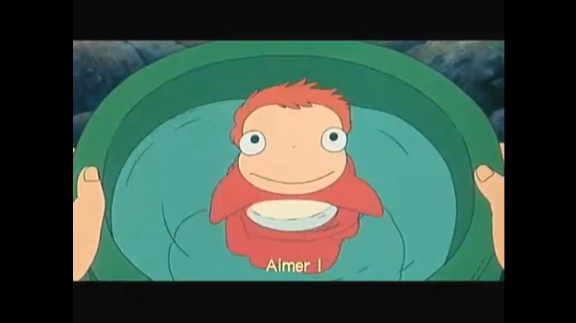 Hisaichi Ponyo sur la falaise rencontre Sosuke Ponyo