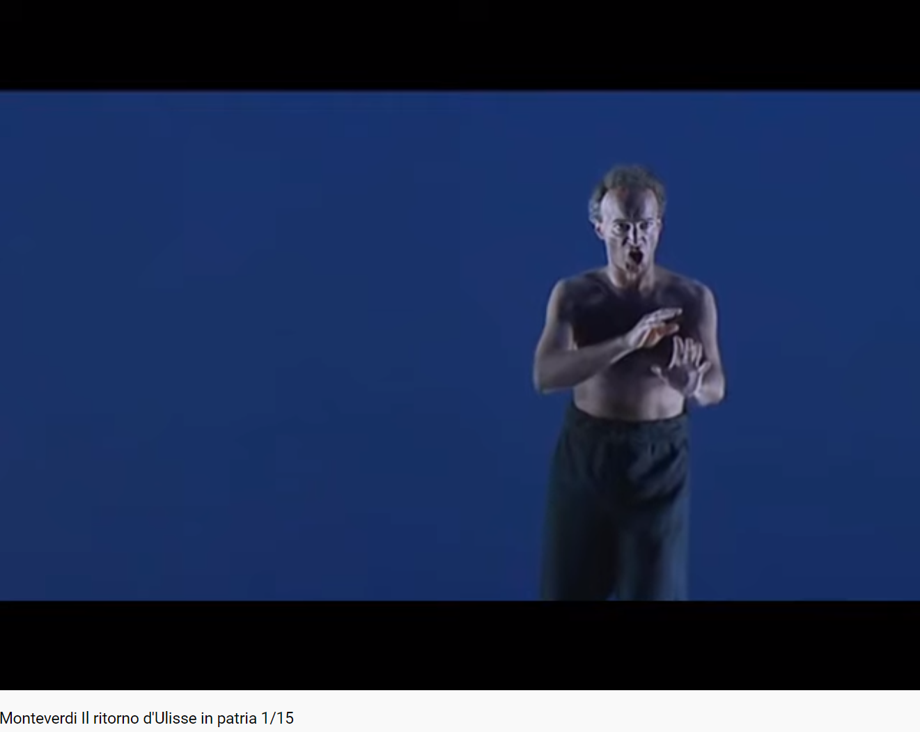 Monteverdi Il ritorno d'Ulisse in patria prologue