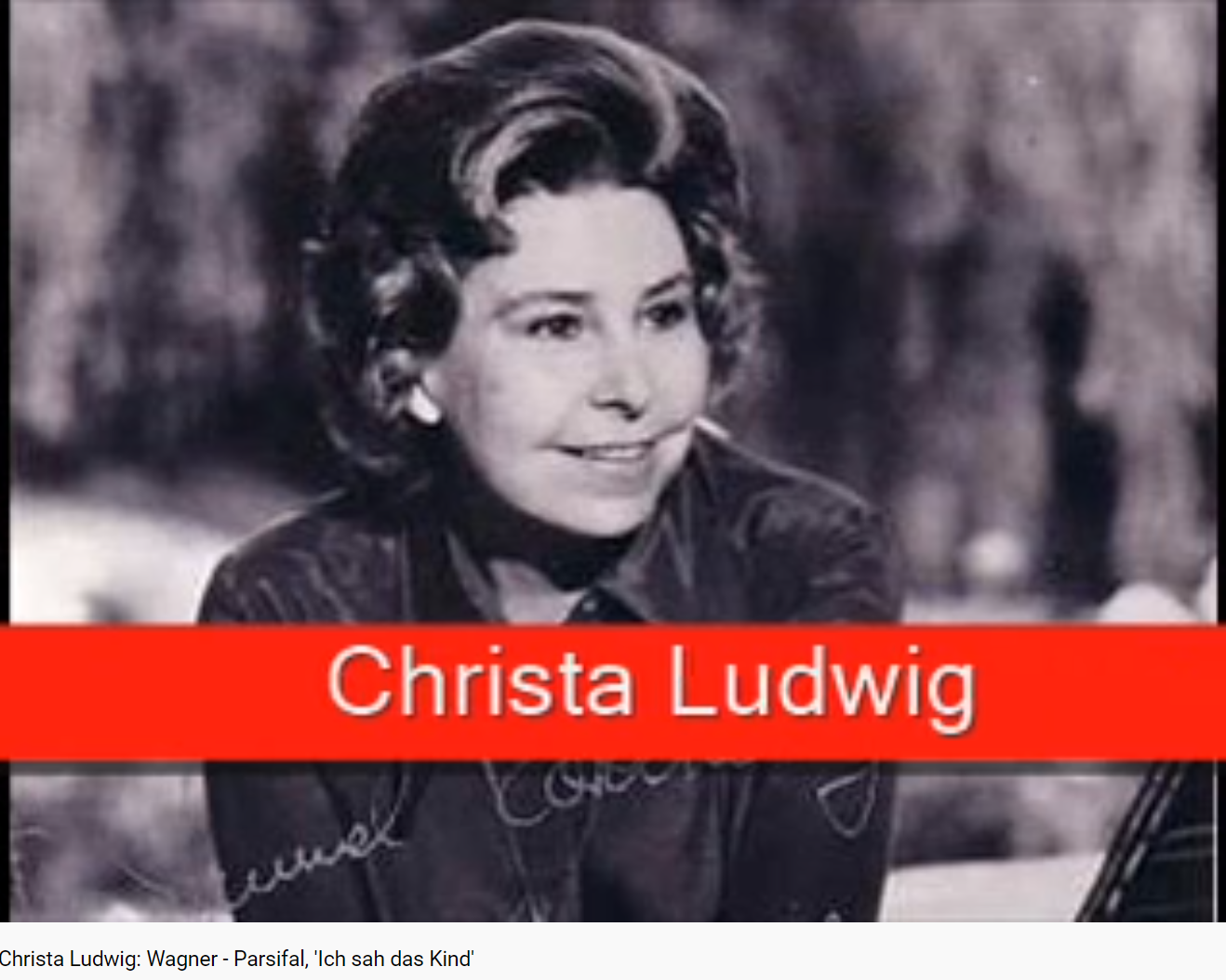 Wagner Parsifal (Christa Ludwig)