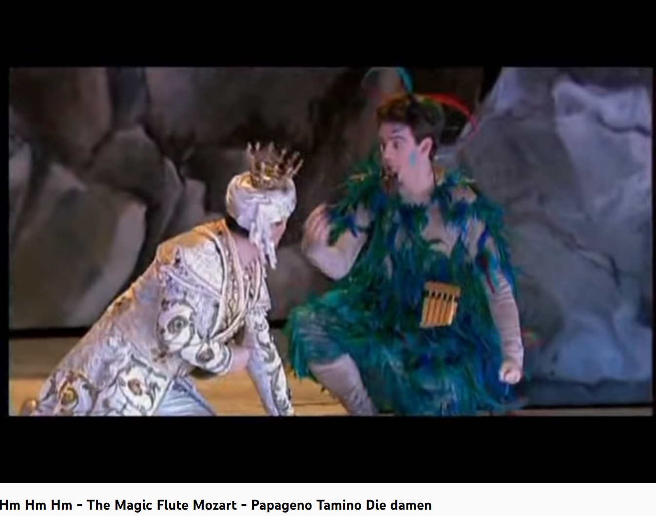 Mozart La Flûte enchantée Hm Hm Hm