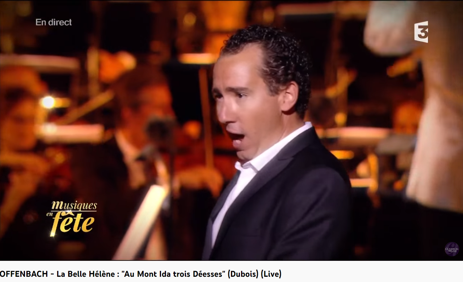 Offenbach la belle Hélène Au mont Ida trois déesses