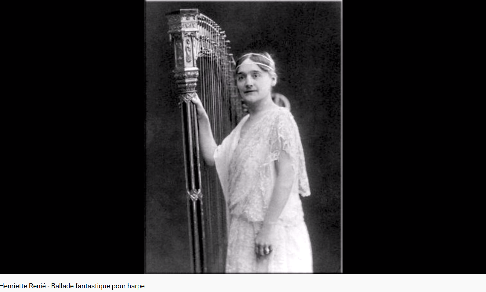 Renié Ballade fantastique pour harpe (Poe)