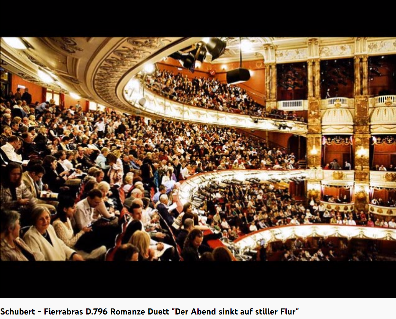 Schubert Fierrabras Der abend sinkt auf stiller Flur
