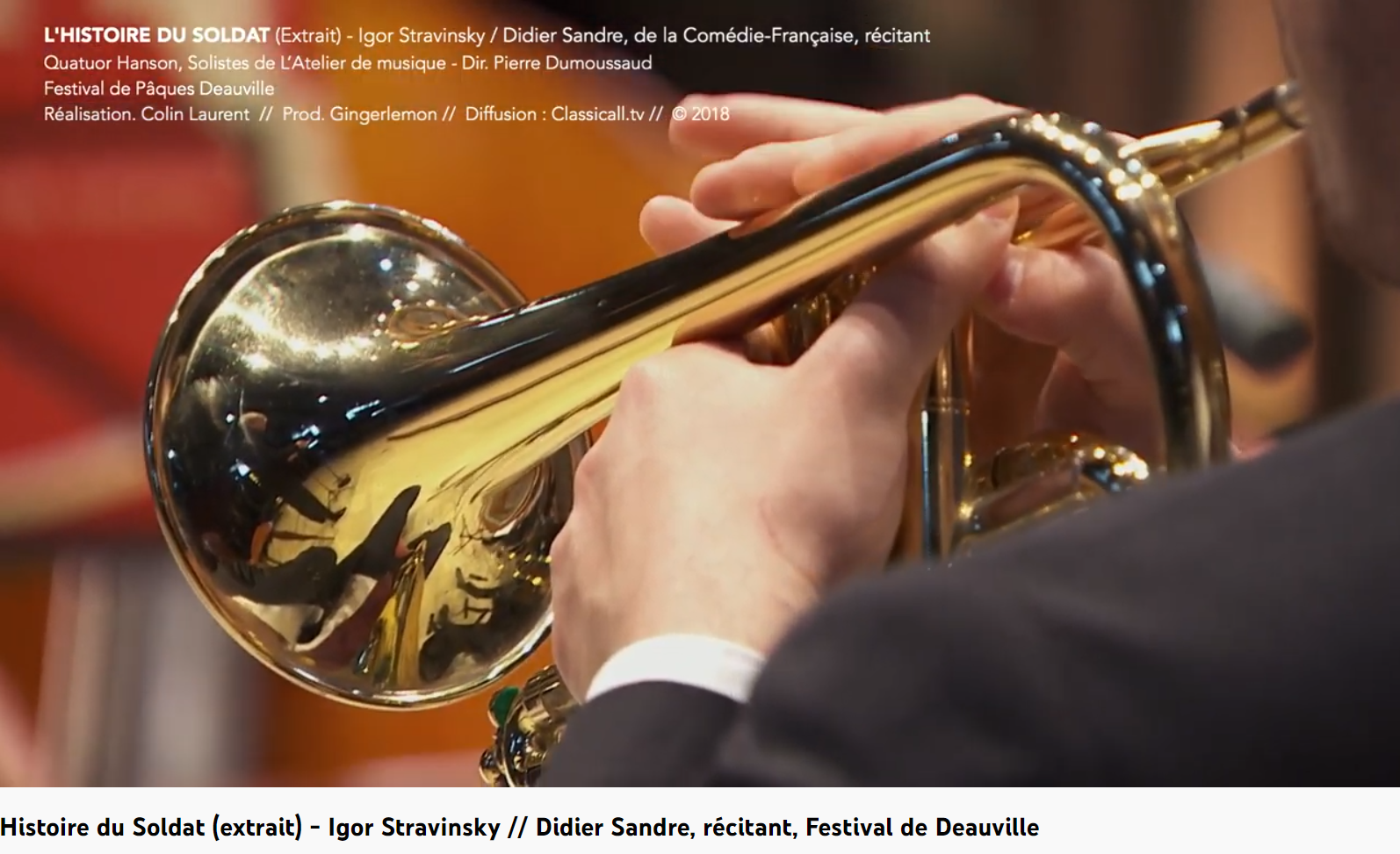 Stravinsky Histoire du soldat