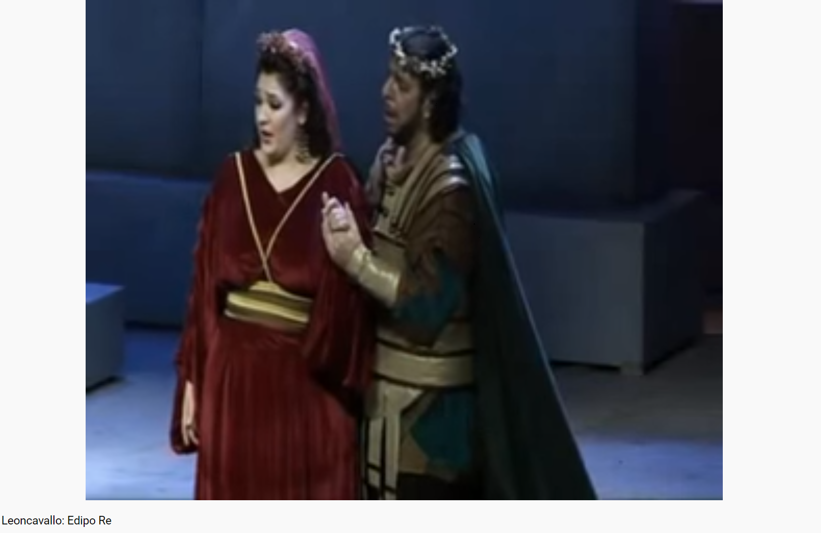 Leoncavallo Oedipe roi (Edipo Re)