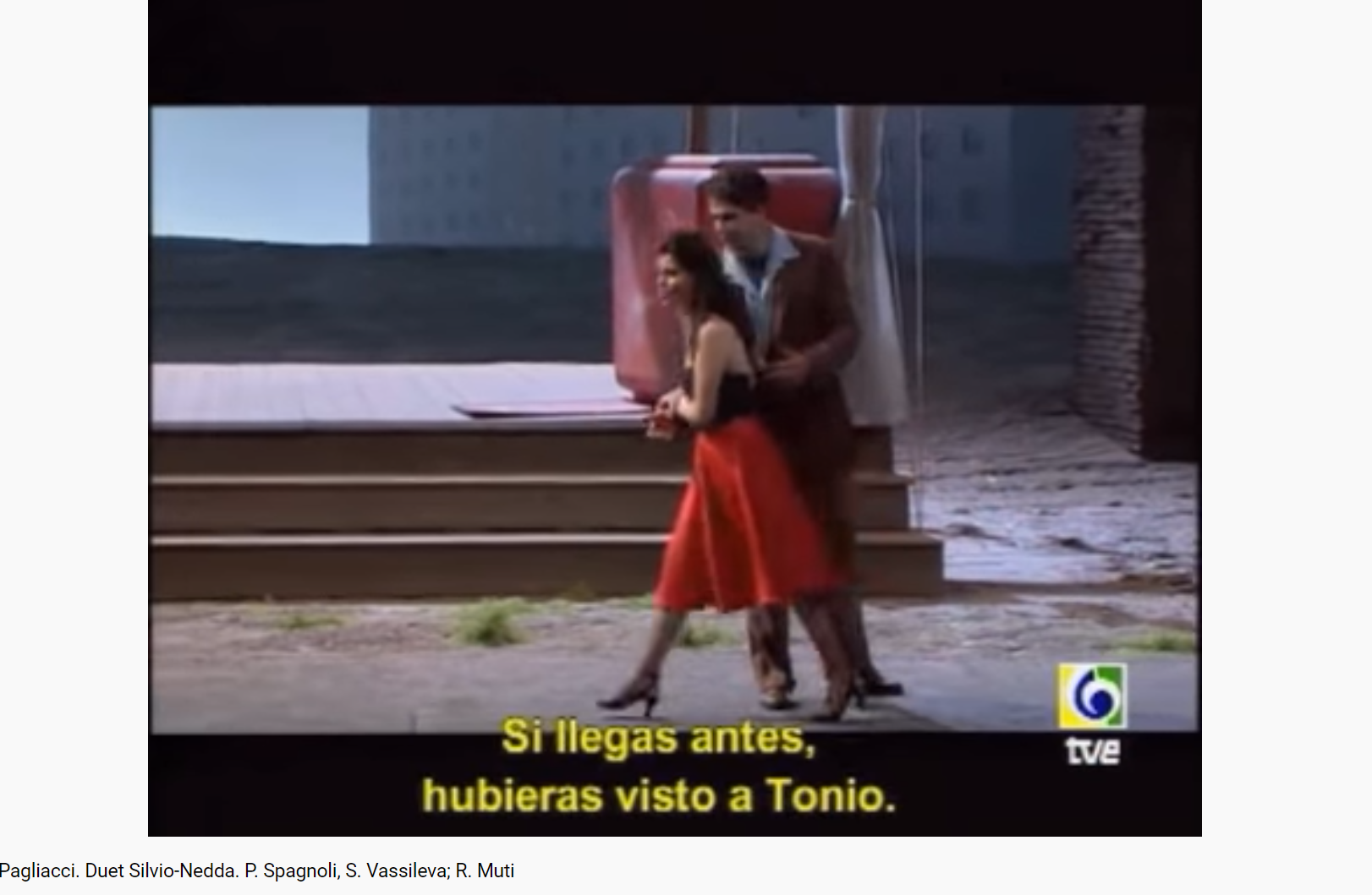 Leoncavallo Paillasse (Pagliacci) Duo Nedda Silvio