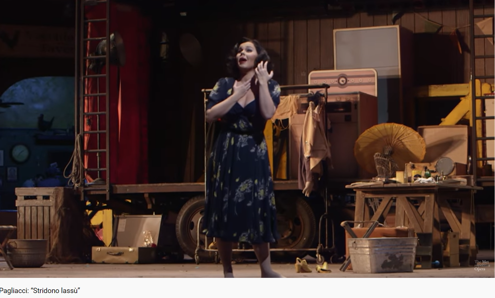Leoncavallo Paillasse (Pagliacci) Stridono lassu