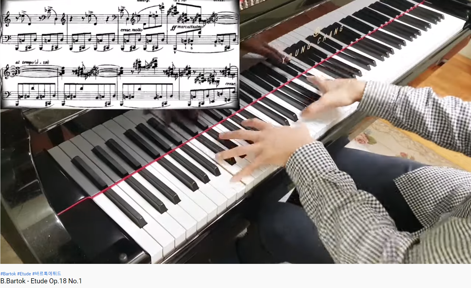 Bartok Étude opus 18 n 1