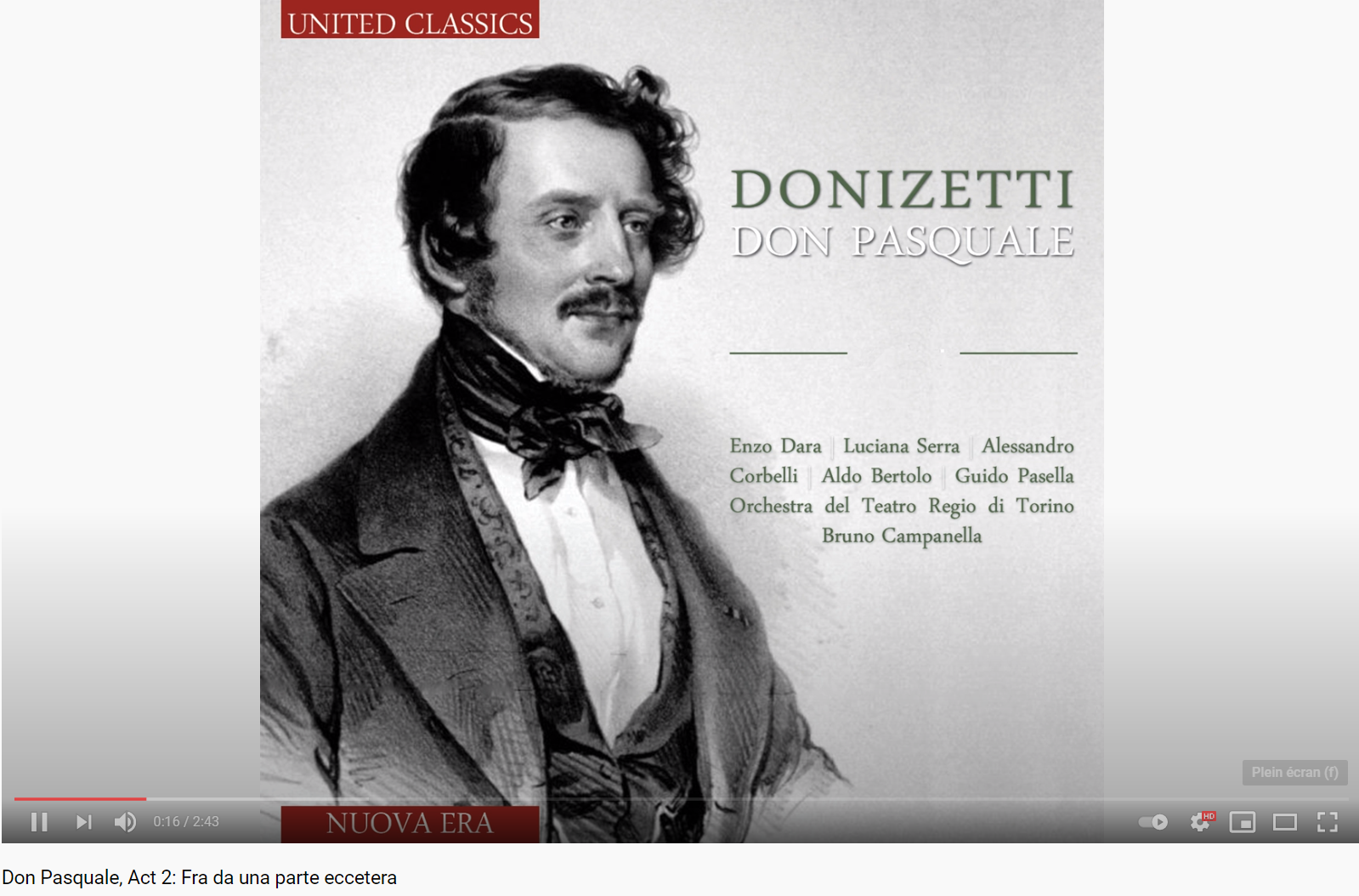 Donizetti Don Pasquale Fra da una parte eccetera