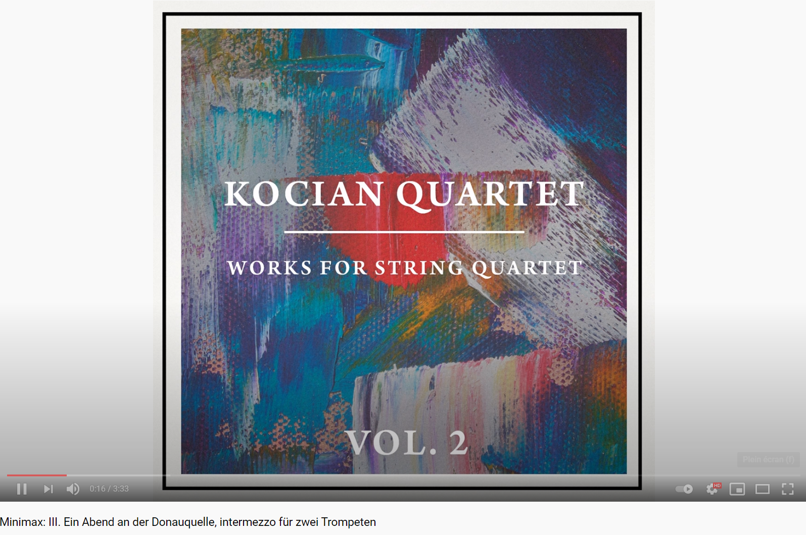 Hindemith Minimax un matin à la source du Danube