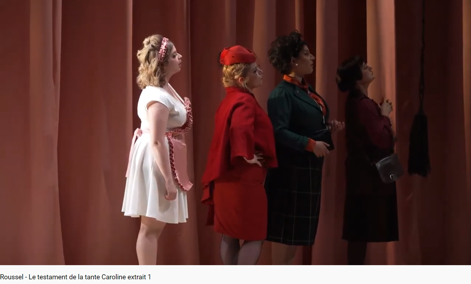 Roussel le Testament de la tante Caroline