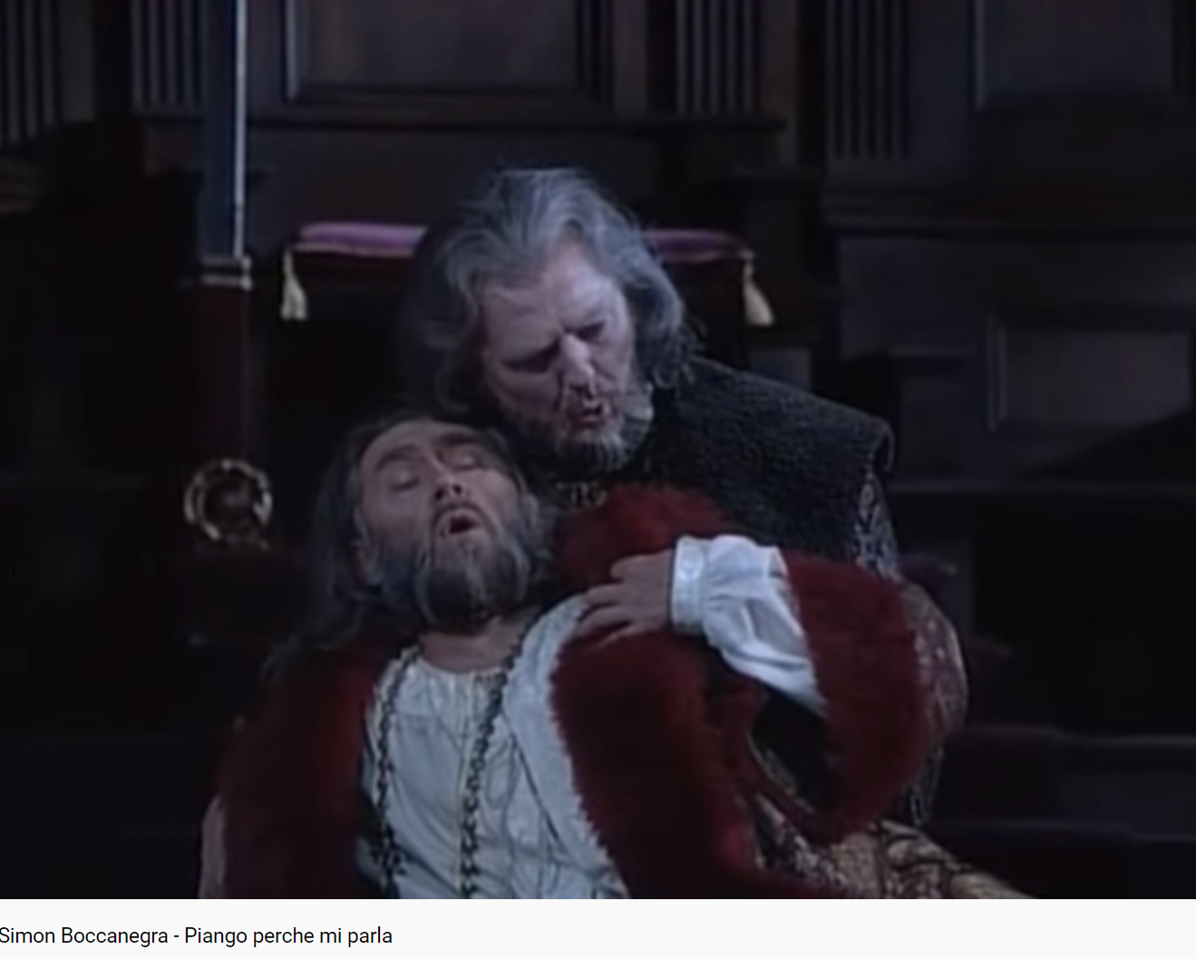 Verdi Simon Boccanegra Piango perche mi parla