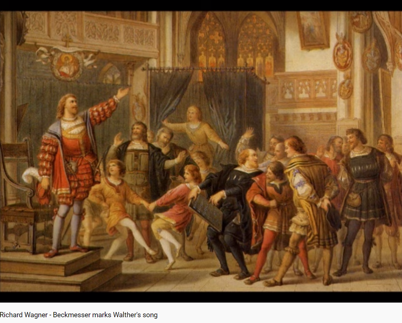 Wagner les Maîtres-chanteurs Beckmesser Walther acte I