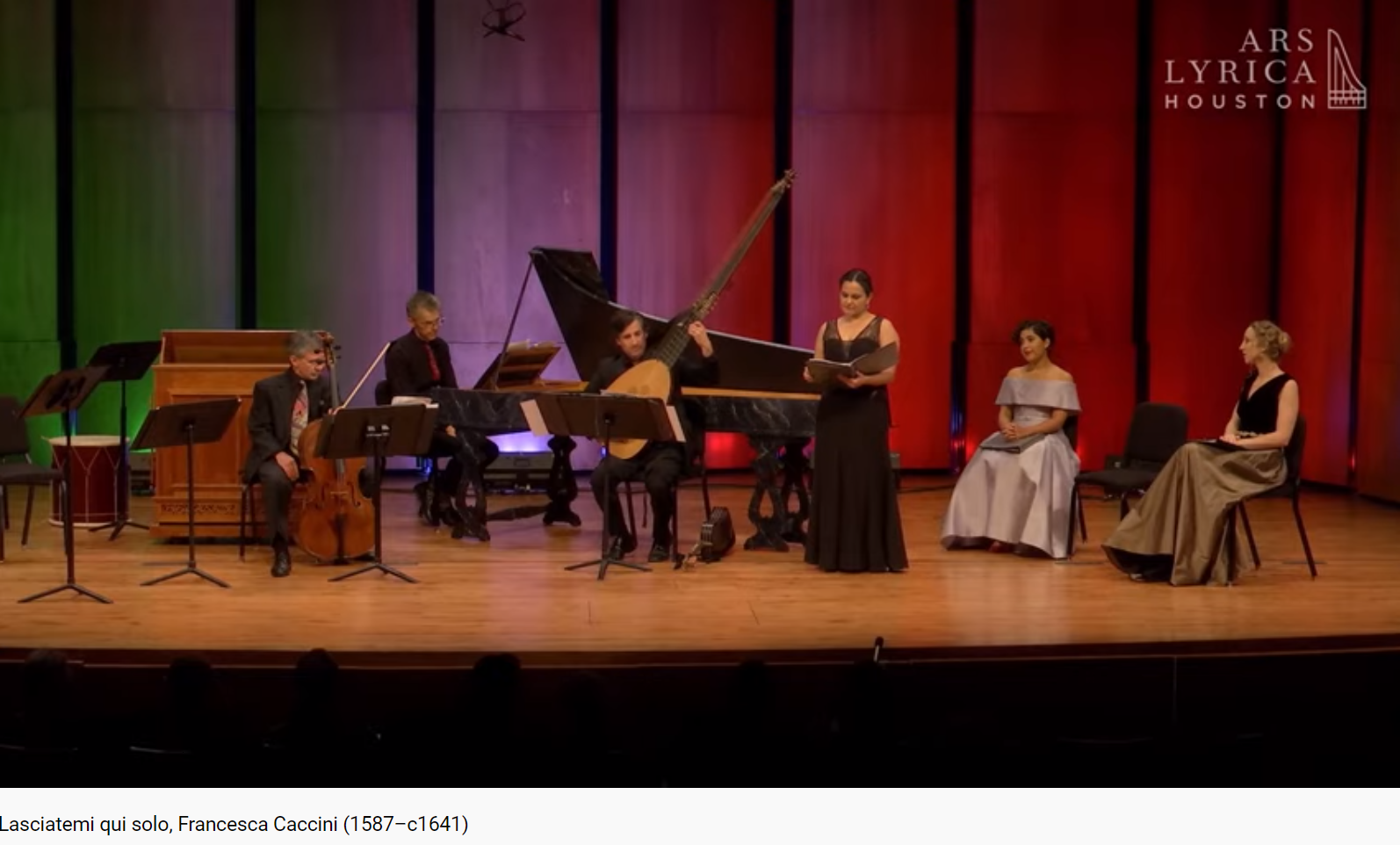 Caccini Lasciatemo qui solo