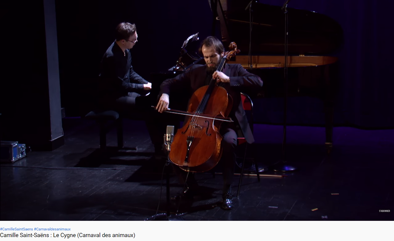 Saint-Saëns Carbnaval des animaux le cygne