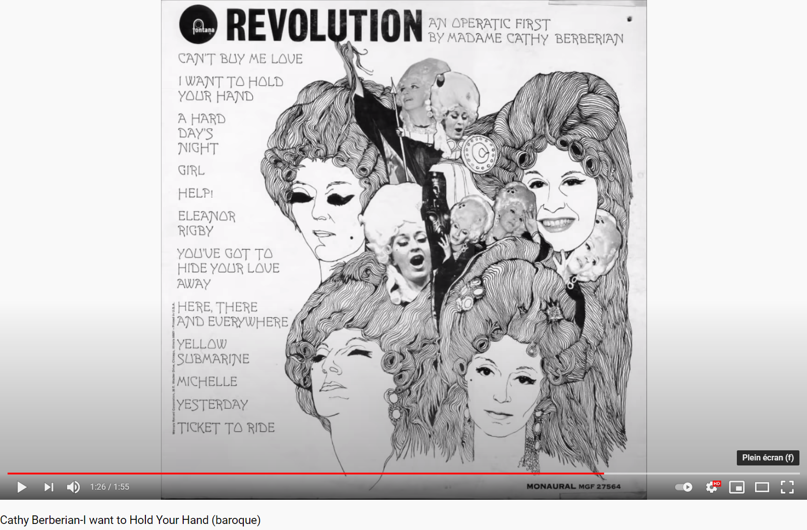 The Beatles I want to hold your hand (Berberian)