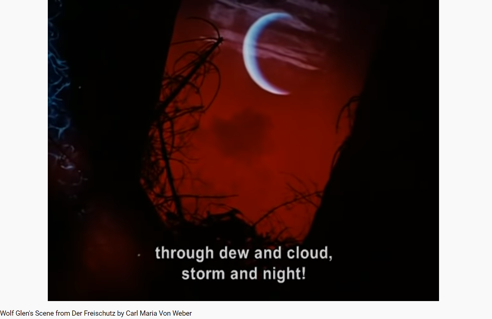 Weber der Freischutz Gorge aux loups