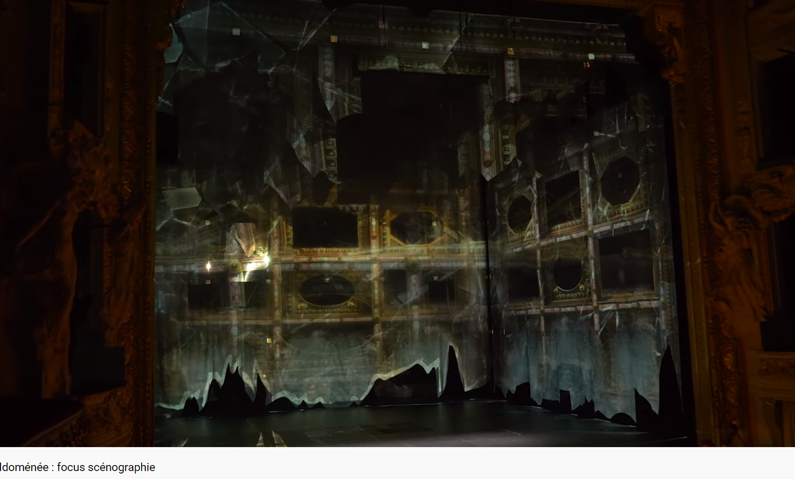 Campra Idoménée scénographie