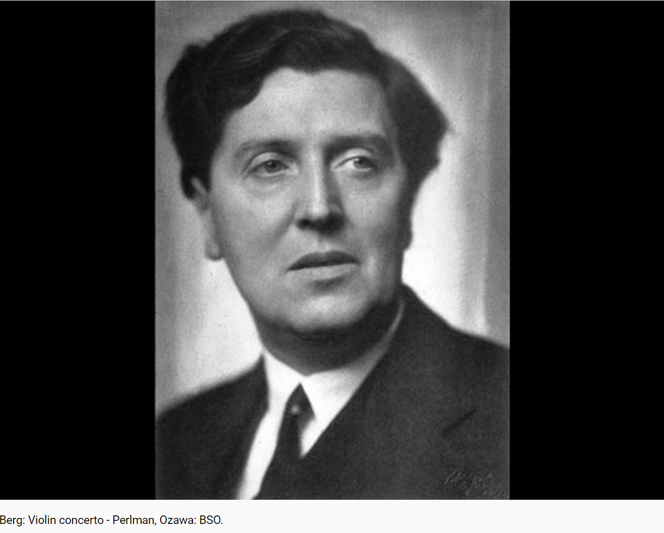 Berg Concerto à la mémoire d'un ange