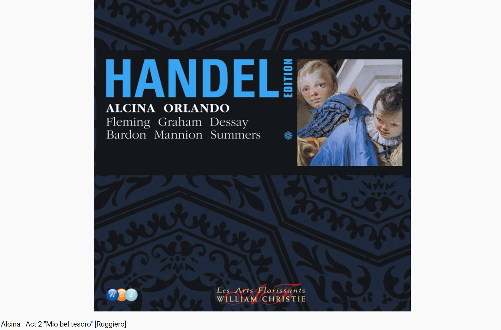 Haendel Alcina Mio bel tesoro
