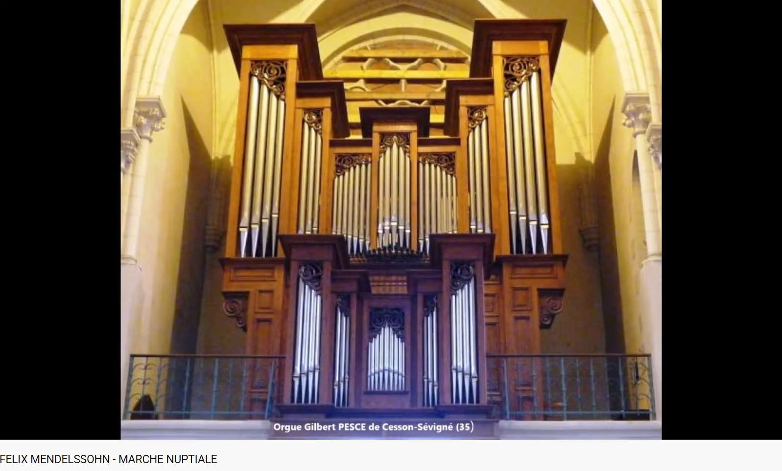 Mendelssohn Marche nuptiale