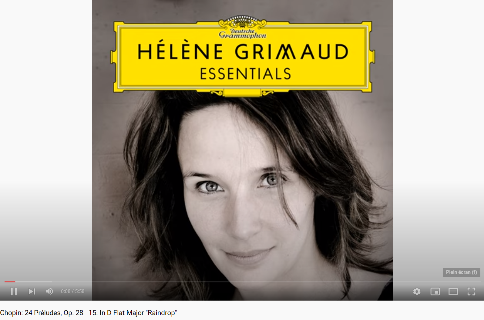 Chopin prélude n° 15 de la goutte d'eau
