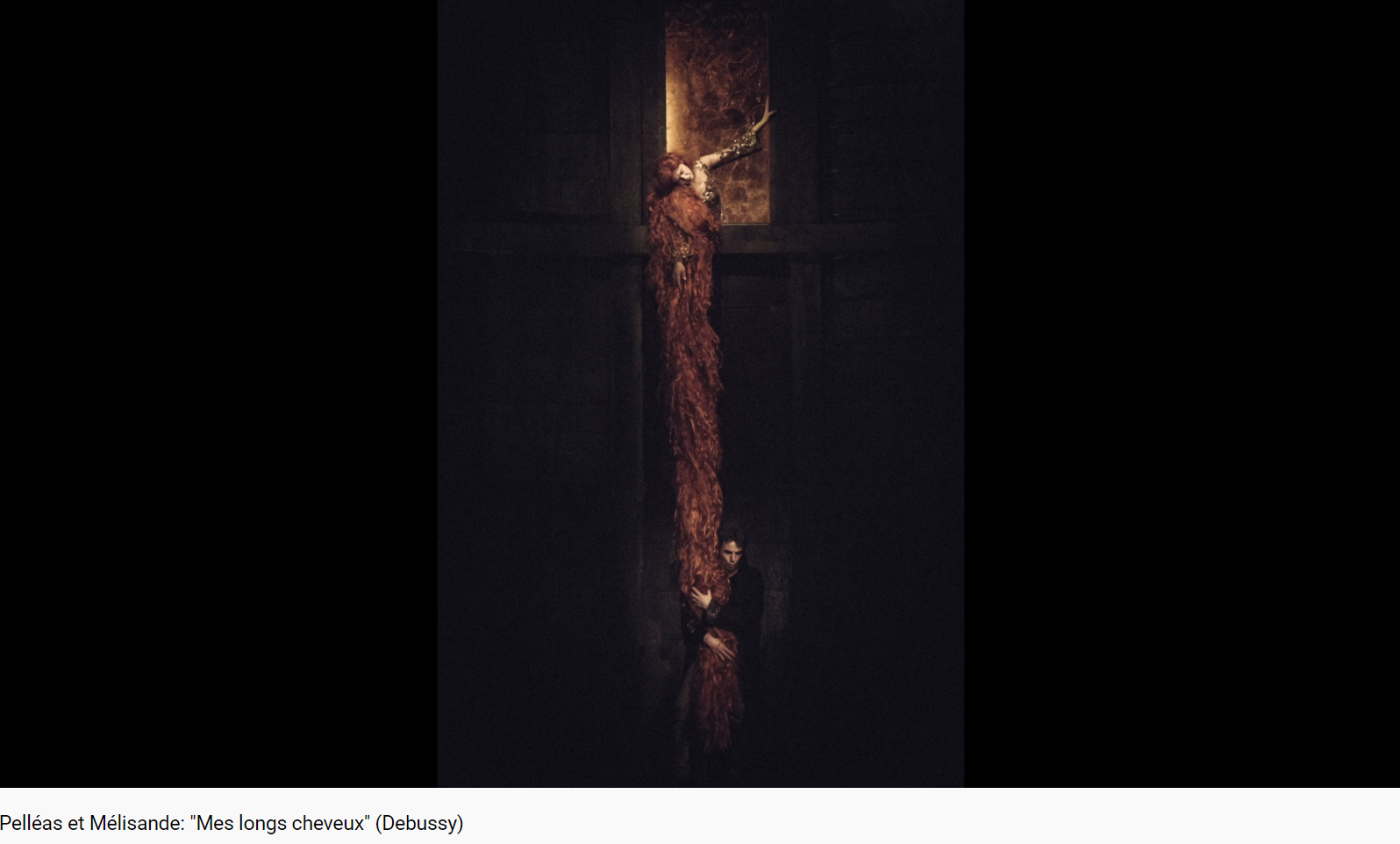 Debussy Pelléas et Mélisande Mes longs cheveux descendent