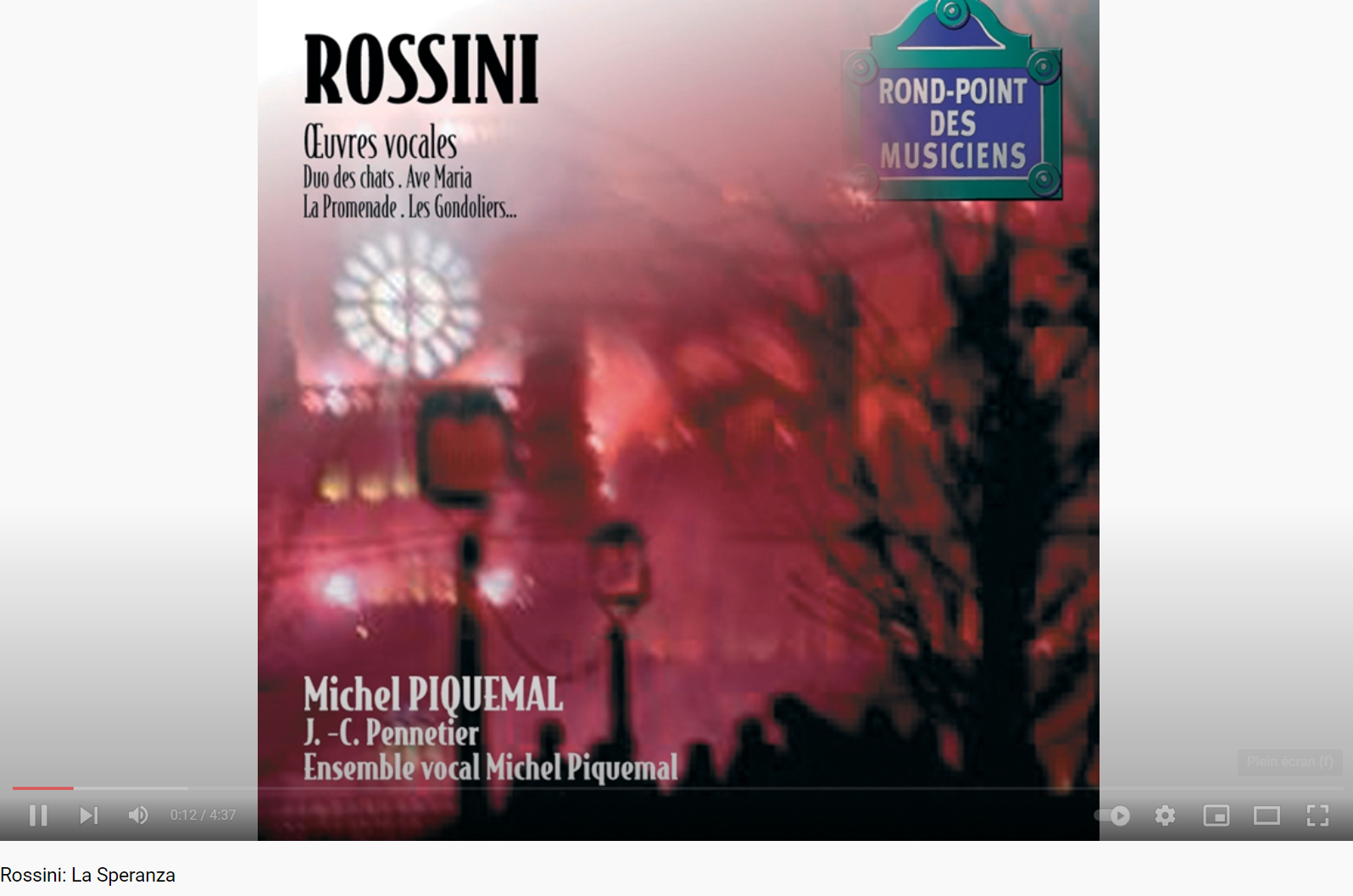 Rossini La Speranza