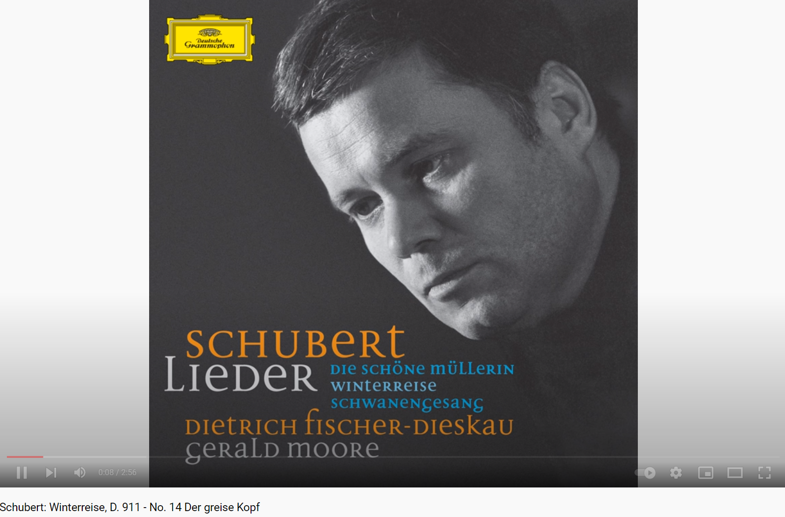 Schubert Winterreise Der greise Kopf