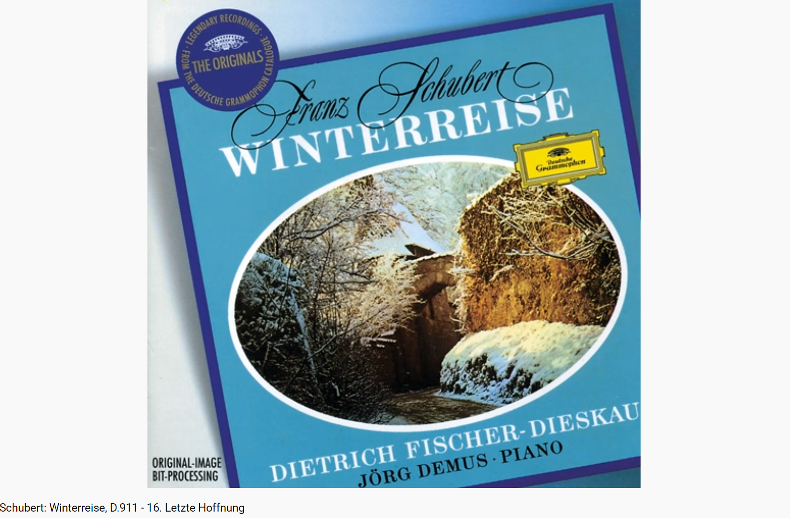 Schubert Winterreise Lestzte Hoffnung