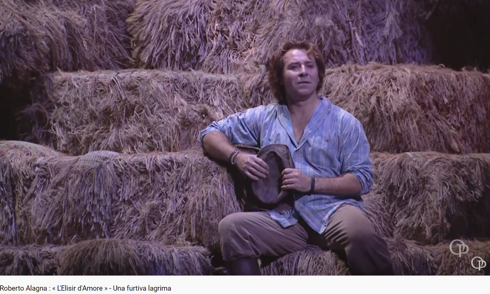 Donizetti l'Élixir d'amour Una furtiva lagrima (Alagna)