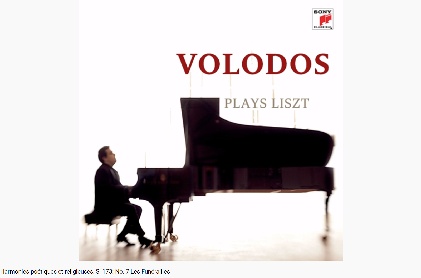 Liszt Harmonies poétiques et religieuses